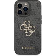 Гръб  GUESS 4G Metal Logo за Apple iPhone 14 Pro Max, сив на супер цени
