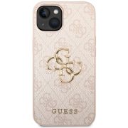Гръб  GUESS 4G Metal Logo за Apple iPhone 14, розов на супер цени