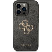 Гръб  GUESS 4G Metal Logo за Apple iPhone 15 Pro, сив на супер цени