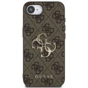 Гръб  GUESS 4G Metal Logo за Apple iPhone 16e/17e, кафяв на супер цени