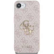Гръб  GUESS 4G Metal Logo за Apple iPhone 16e/17e, светлорозов на супер цени