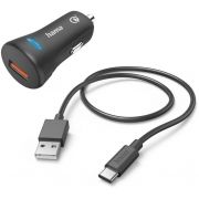 Зарядно устройство Hama USB-C QC 19.5W, черен на супер цени
