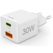 Зарядно устройство Hama Mini 30W, бял на супер цени