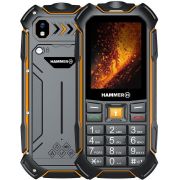 Телефон HAMMER Boost 2 LTE, 64MB, 128MB, Black на супер цени