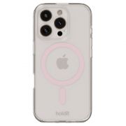Гръб Holdit MagSafe за Apple iPhone 16 Pro Max, прозрачен/розов на супер цени