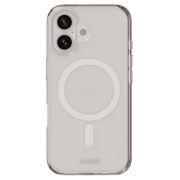 Гръб Holdit MagSafe за Apple iPhone 16 Plus, прозрачен/бял на супер цени