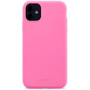 Гръб Holdit Silicone за Apple iPhone 11, розов на супер цени