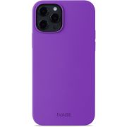 Гръб Holdit Silicone за Apple iPhone 12/12 Pro, тъмнолилав на супер цени