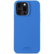 Гръб Holdit Silicone за Apple iPhone 13 Pro, син на супер цени