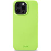 Гръб Holdit Silicone за Apple iPhone 13 Pro, светлозелен на супер цени