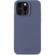 Гръб Holdit Silicone за Apple iPhone 14 Pro, син на супер цени