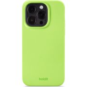 Гръб Holdit Silicone за Apple iPhone 14 Pro, светлозелен на супер цени