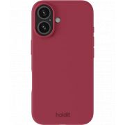 Гръб Holdit Silicone за Apple iPhone 16, червен на супер цени