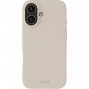 Гръб Holdit Silicone за Apple iPhone 16, кремав на супер цени