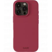 Гръб Holdit Silicone за Apple iPhone 16 Pro, червен на супер цени