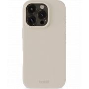 Гръб Holdit Silicone за Apple iPhone 16 Pro, кремав на супер цени
