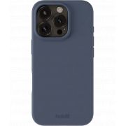 Гръб Holdit Silicone за Apple iPhone 16 Pro Max, син на супер цени