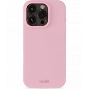 Гръб Holdit Silicone за Apple iPhone 16 Pro, розов на супер цени