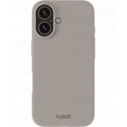 Гръб Holdit Silicone за Apple iPhone 16, сив на супер цени