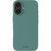 Гръб Holdit Silicone за Apple iPhone 16, зелен на супер цени