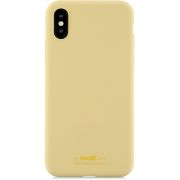 Гръб Holdit Silicone за Apple iPhone X/Xs, жълт на супер цени