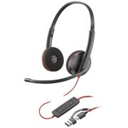 Слушалки Poly Blackwire 3220, черен на супер цени
