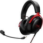 Геймърски слушалки HyperX Cloud III, черен/червен на супер цени