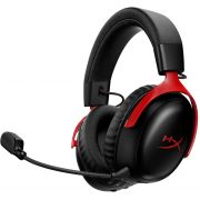 Безжични геймърски слушалки HyperX Cloud III S, черен/червен на супер цени