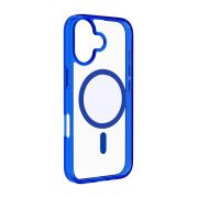 Гръб Cellular Line Iconic Mag за Apple iPhone 17, прозрачен/син на супер цени