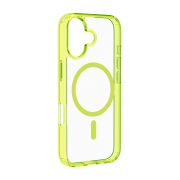 Гръб Cellular Line Iconic Mag за Apple iPhone 17, прозрачен/жълт на супер цени