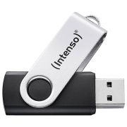 Флаш памет 128GB Intenso Office Line, черен/сребрист на супер цени