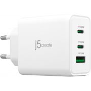 Зарядно устройство j5create JUP3365 65W, бял на супер цени