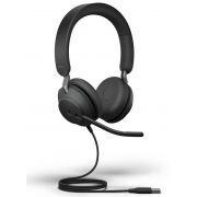 Слушалки Jabra Evolve2 40, черен на супер цени