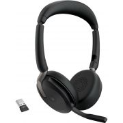 Безжични слушалки Jabra Evolve2 65 Flex Link380a MS Stereo, черен на супер цени