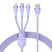Кабел Baseus Flash II USB към Lightning/USB Type-C/micro USB на супер цени