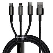 Кабел Baseus USB към USB Type-C + Lightning + micro USB на супер цени