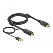 Кабел Delock HDMI към DisplayPort+ USB на супер цени