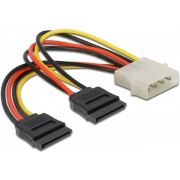 Кабел Delock Molex към 2x SATA на супер цени