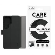 Калъф PanzerGlass Care Wallet за Samsung Galaxy S25 Ultra, черен на супер цени
