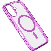 Гръб Cellular Line Iconic Mag за Apple за iPhone 16 Plus, прозрачен/розов на супер цени