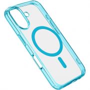 Гръб Cellular Line Iconic Mag за Apple за iPhone 16 Plus, прозрачен/светлосин на супер цени