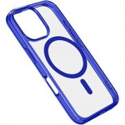 Гръб Cellular Line Iconic Mag за Apple iPhone 16 Pro Max, прозрачен/син на супер цени
