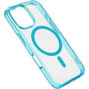 Гръб Cellular Line Iconic Mag за Apple iPhone 16 Pro, прозрачен/светлосин на супер цени