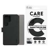 Калъф PanzerGlass Care Tango Two-in-One Magnetic QI за Samsung Galaxy S25 Ultra, черен на супер цени