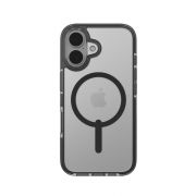 Гръб ZAGG Santa Cruz Snap за Apple iPhone 16, прозрачен/черен на супер цени