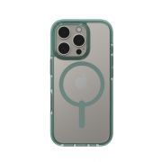 Гръб ZAGG Santa Cruz Snap за Apple iPhone 16 Pro, прозрачен/зелен на супер цени