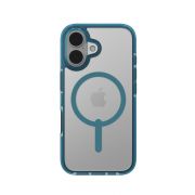 Гръб ZAGG Santa Cruz Snap за Apple iPhone 16, прозрачен/син на супер цени