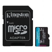 Карта памет  1TB microSDXC Kingston Canvas Go Plus Gen4 + SD Adapter, черен на супер цени
