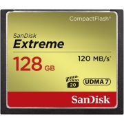 Карта памет  128GB CF SanDisk Extreme, златист на супер цени