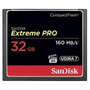 Карта памет 32GB CF SanDisk Extreme PRO, черен на супер цени